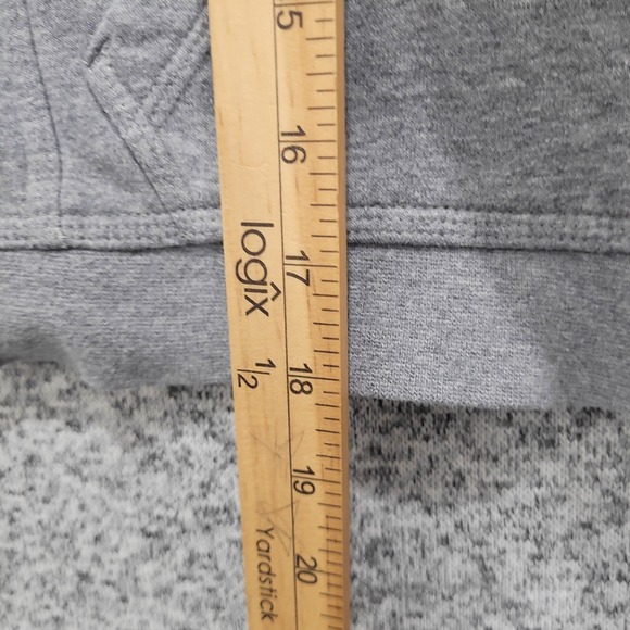 Nike Kids Gray Pullover Hoodie Sweatshirt Logo Graphic Size XS - Picture 4 of 6